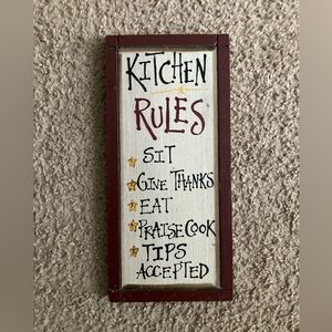 Kitchen Sign